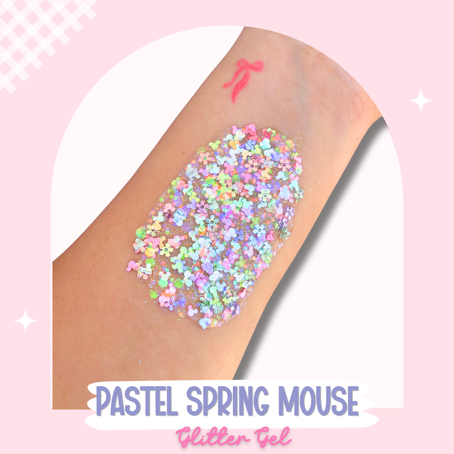 Pastel Spring Mouse Glitter Hair Gel
