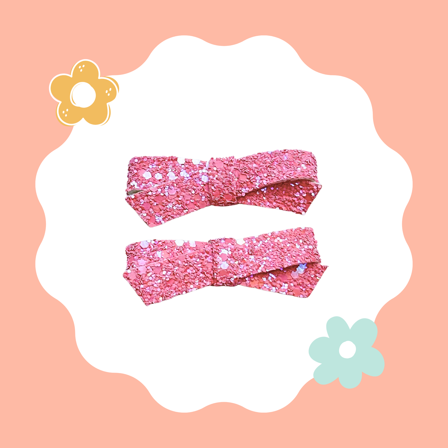 Glitter Bubblegum Pink Piggy Set