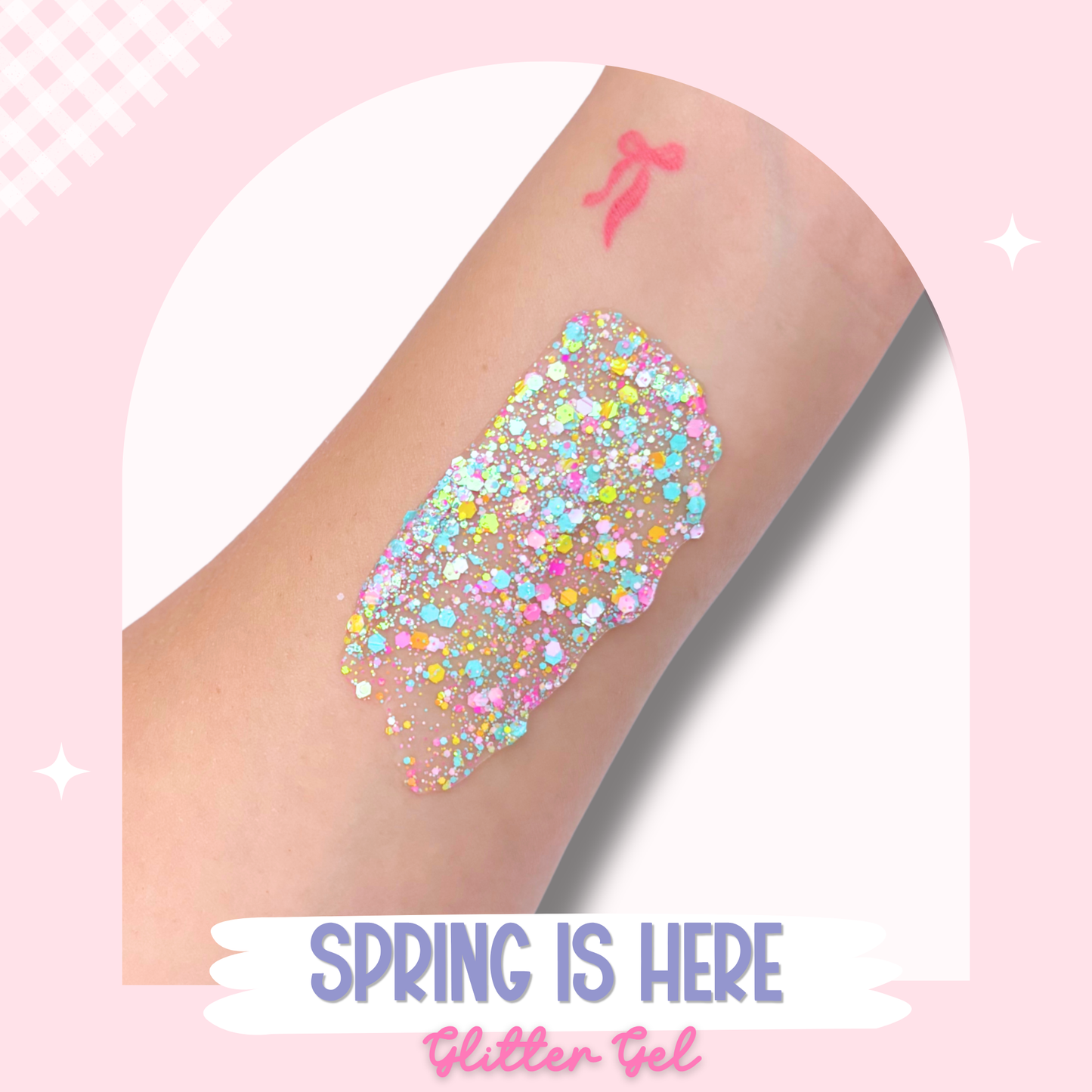 Spring Is Here Glitter Hair Gel
