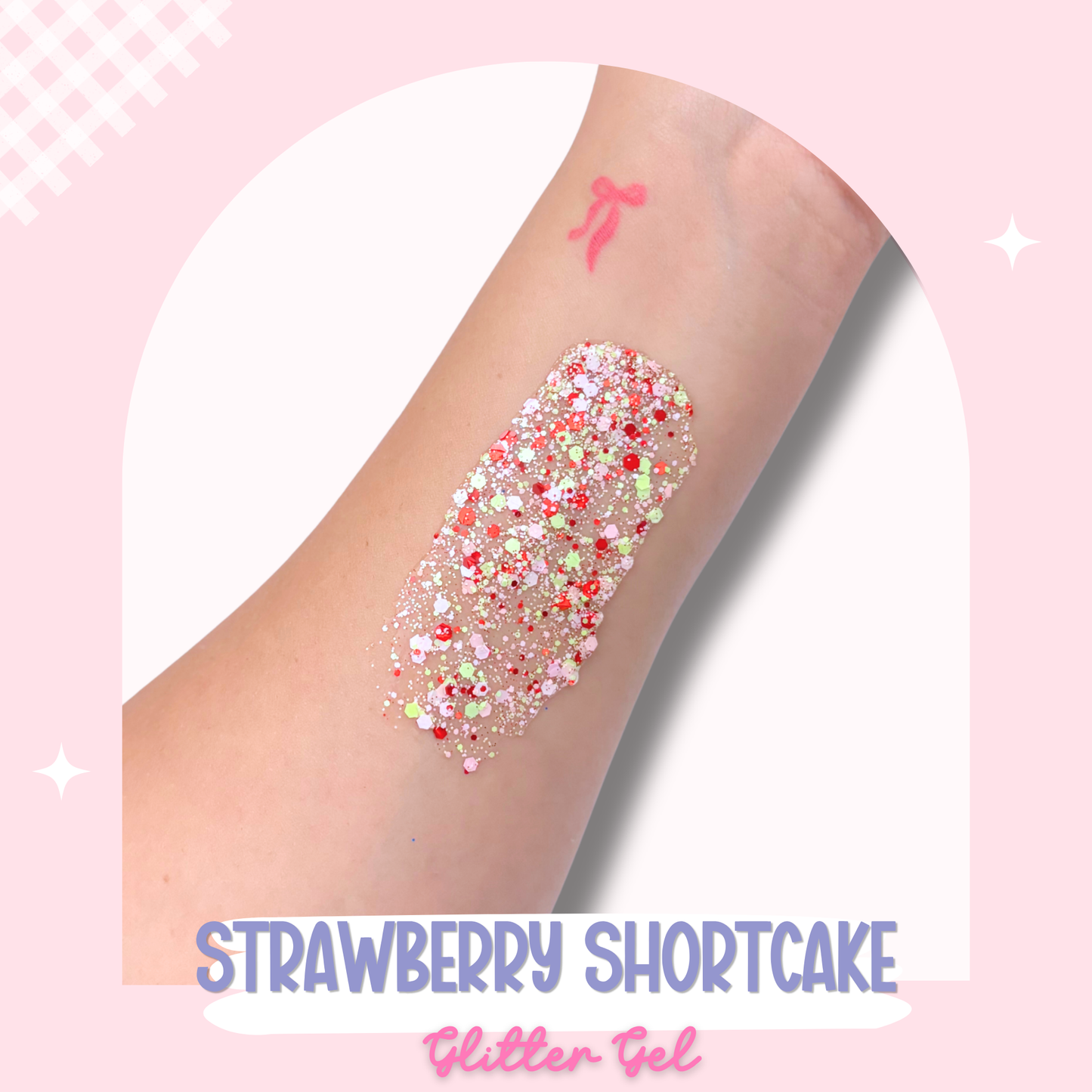 Strawberry Shortcake Glitter Hair Gel