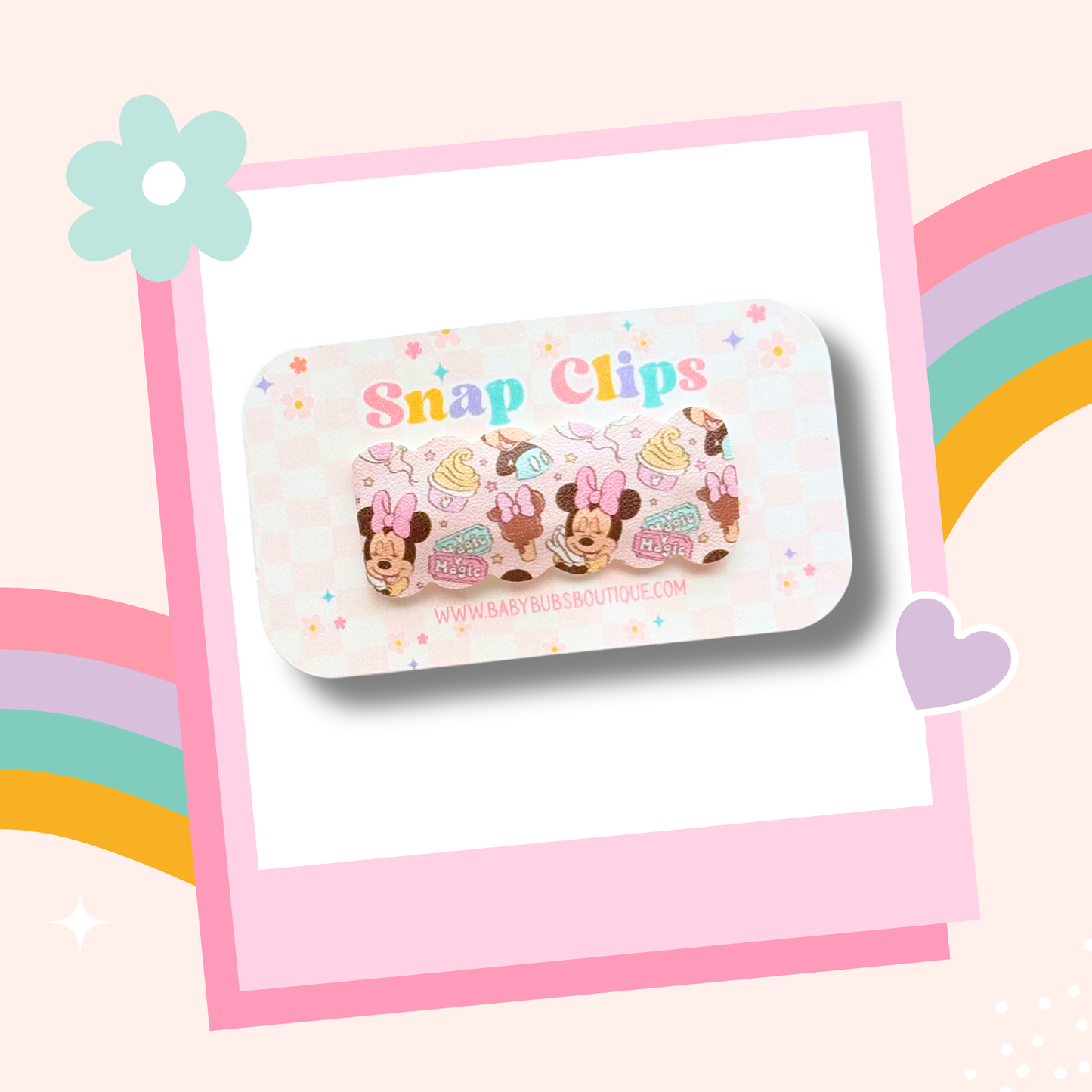 Minnie Magic Snap Clip