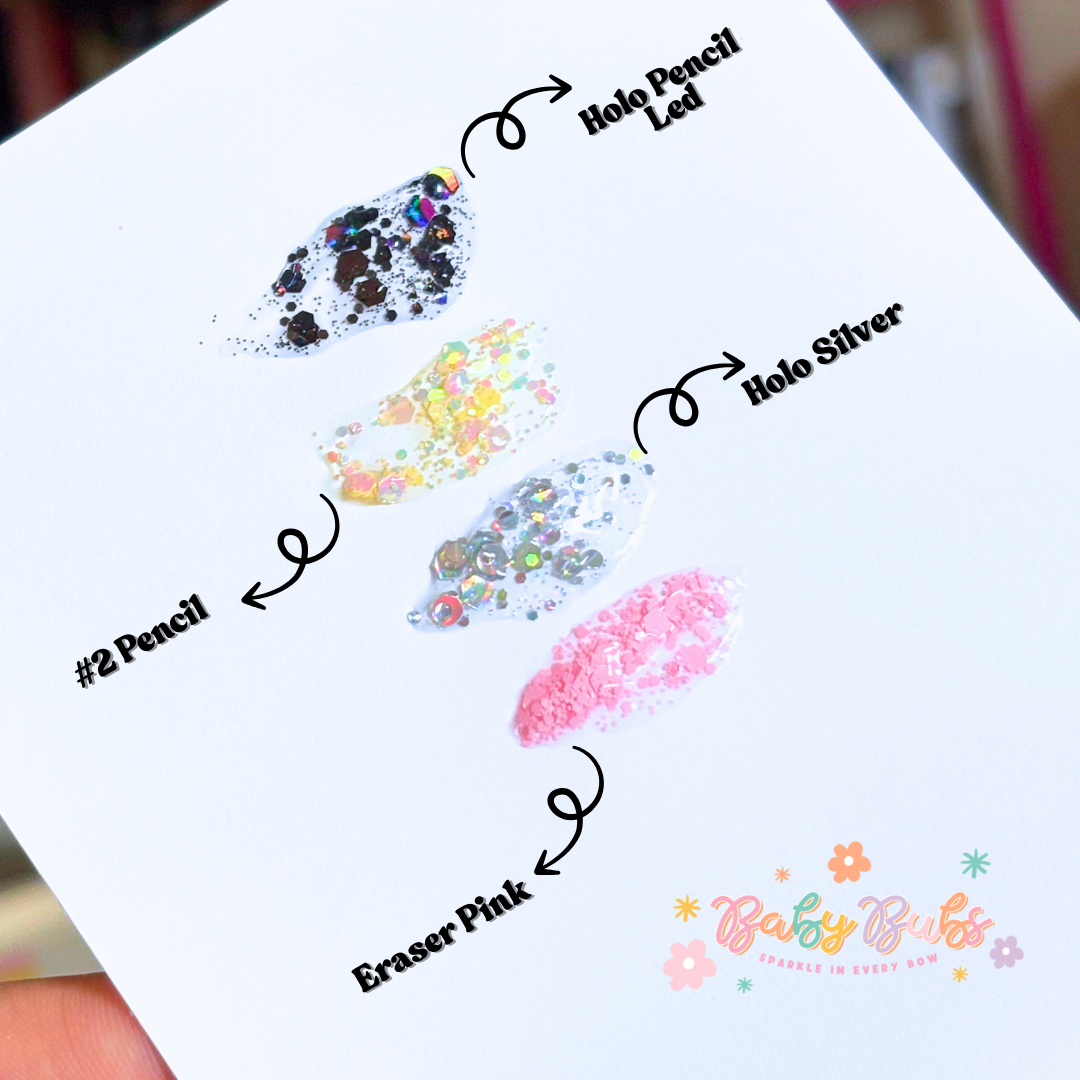 #2 Pencil Glitter Gel