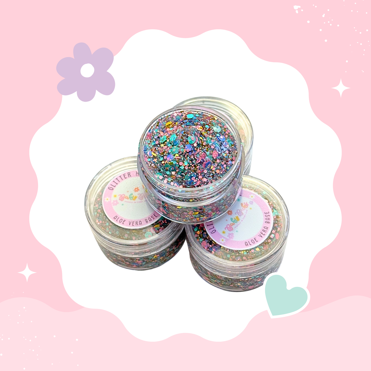 Mermaid Crown Glitter Hair Gel