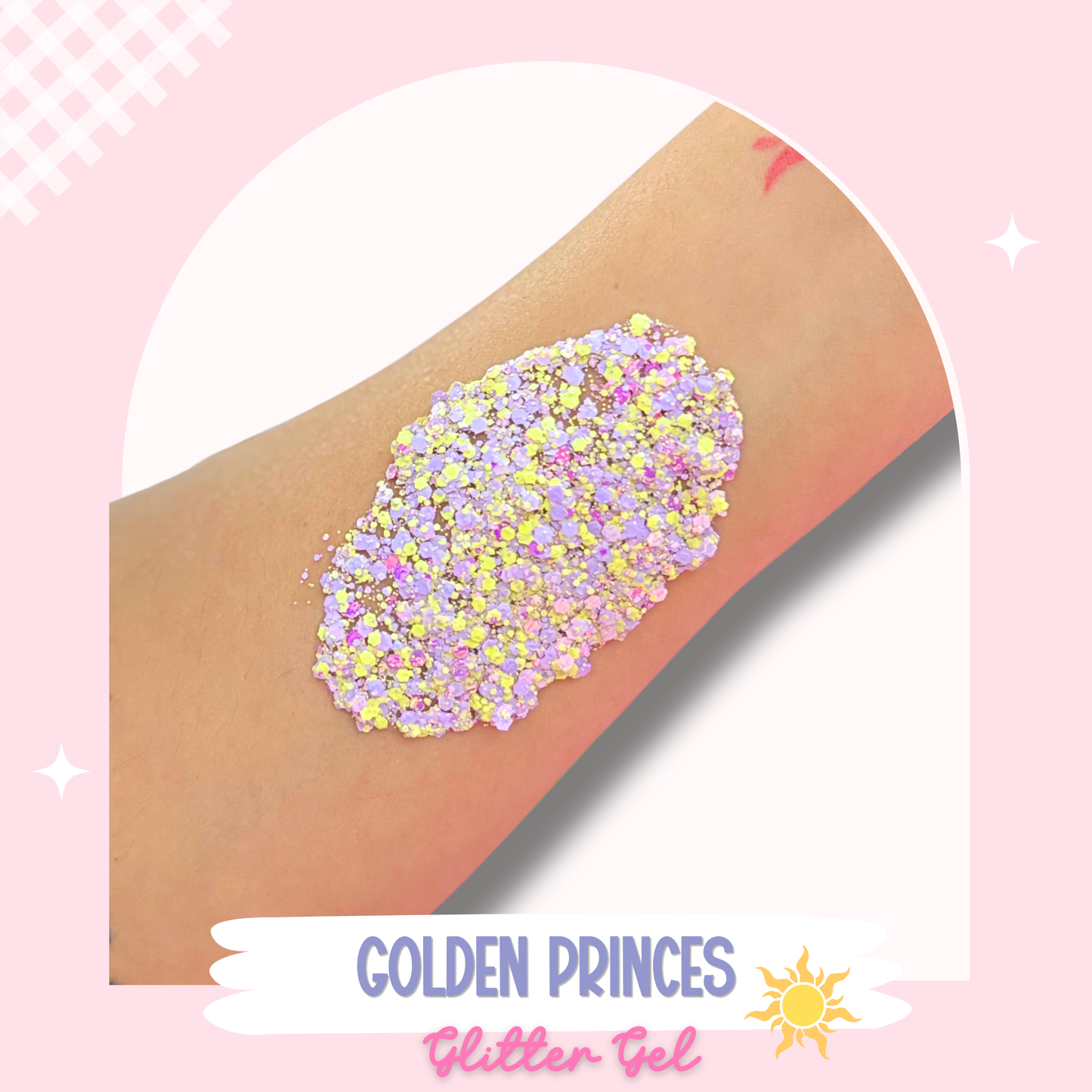 Golden Princess Glitter Gel