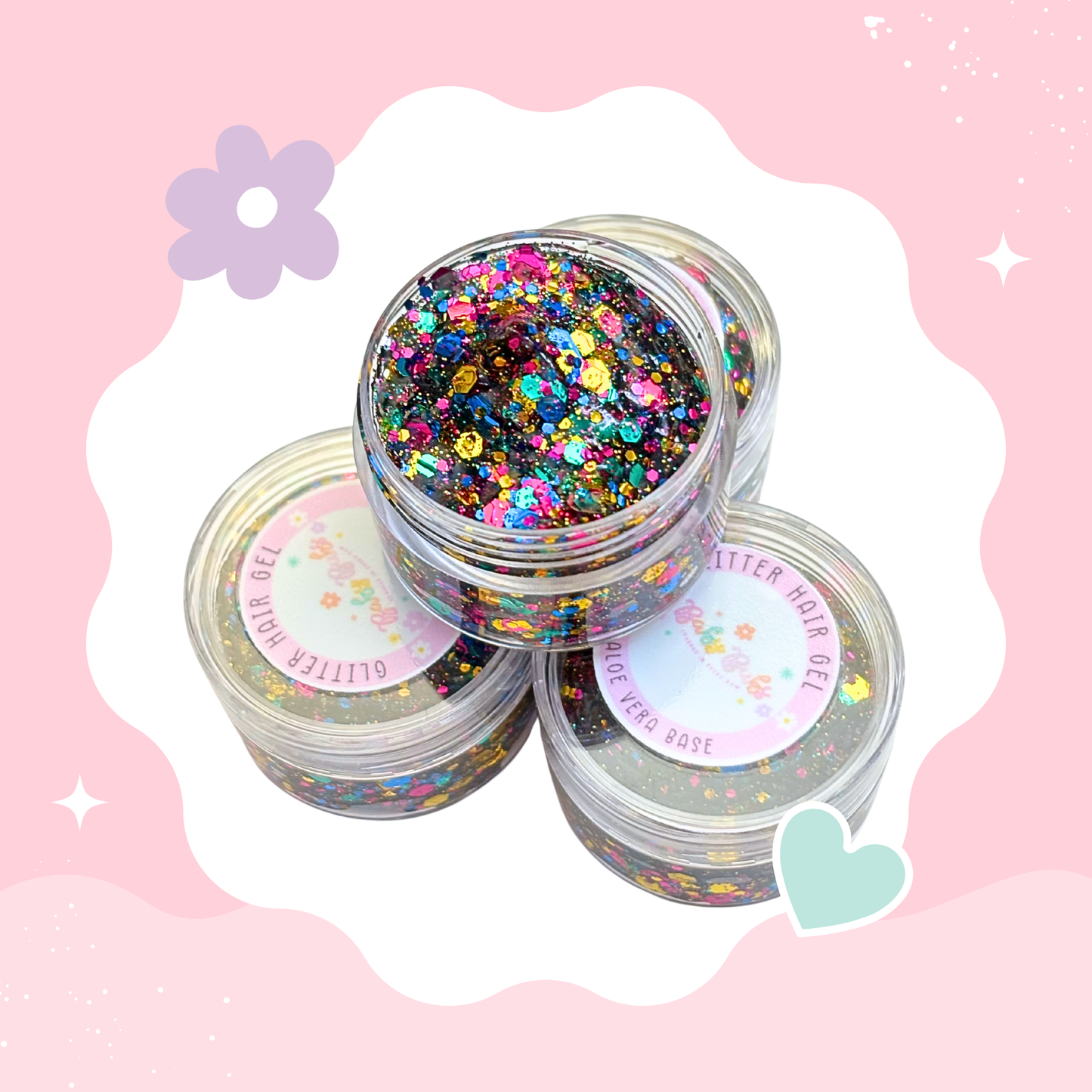 Confetti Glitter Hair Gel