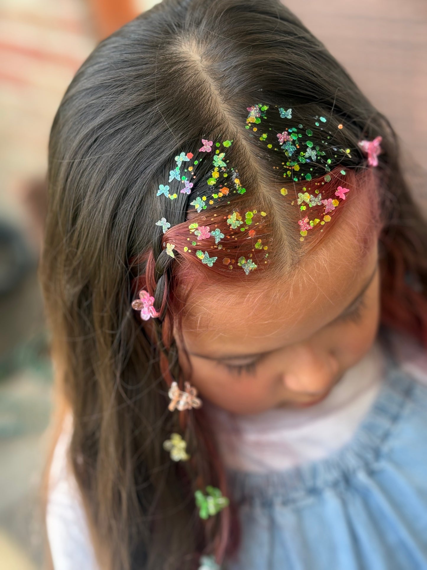90s Butterflies Glitter Gel