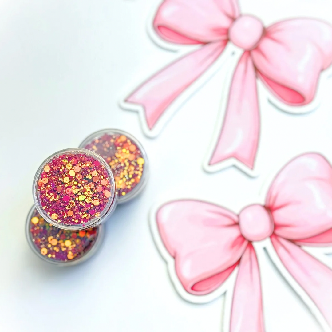 Holo Magenta Glitter Hair Gel