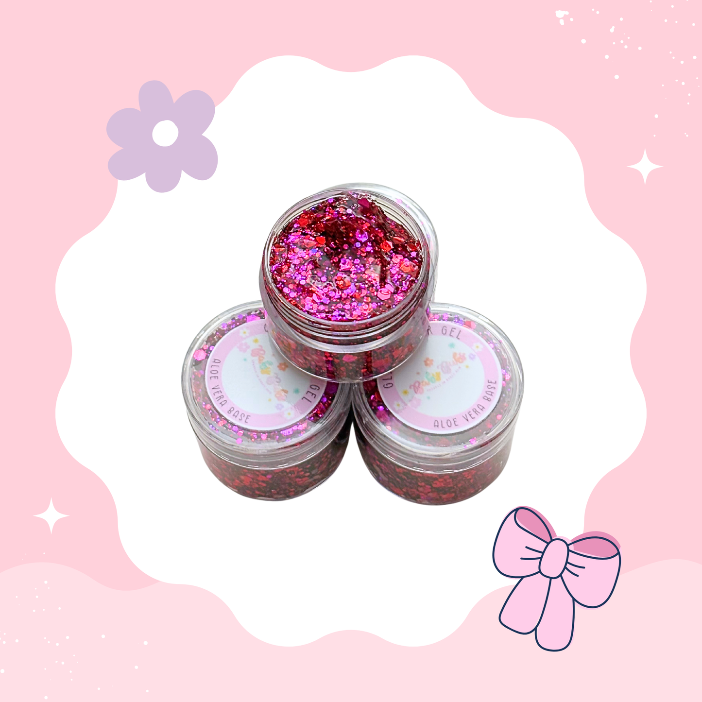 Mira Glitter Hair Gel