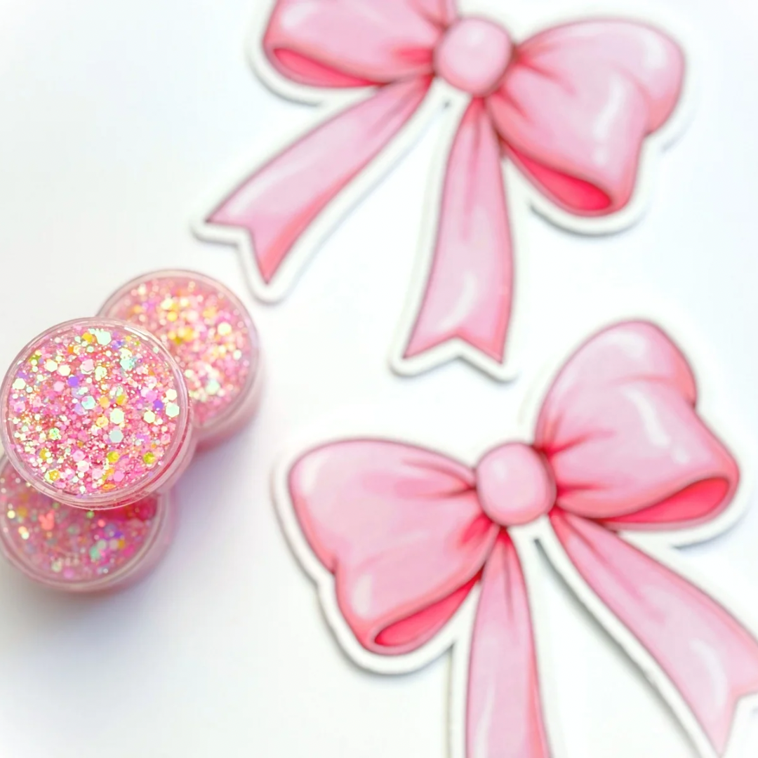 Twinkle Pink Glitter Hair Gel