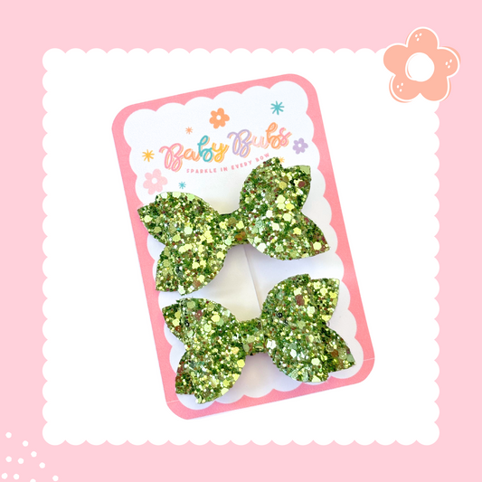 Jewel Green Piggy Set