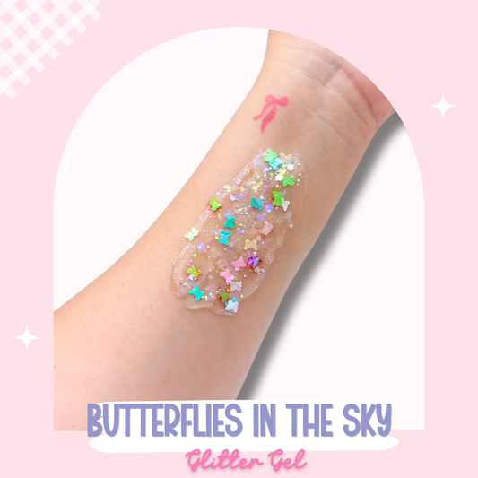 Butterflies In The Sky  Glitter Hair Gel