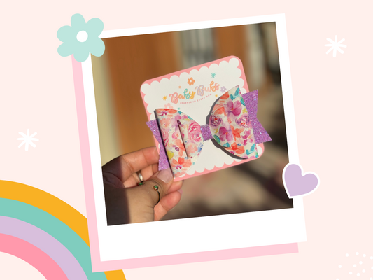 Floral XL Bow