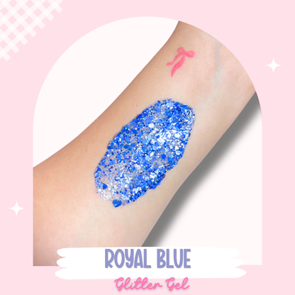 Royal Blue Glitter Hair Gel