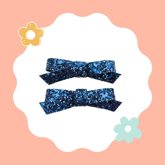 Glitter Navy Blue Piggy Set