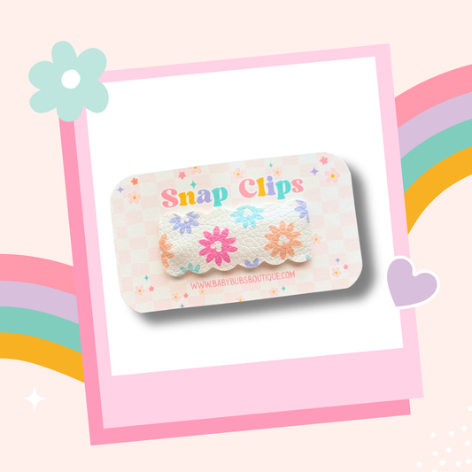 Mouse Daisy Snap Clip