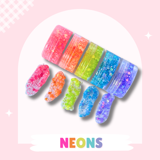 Neon Glitter Gel Stacker