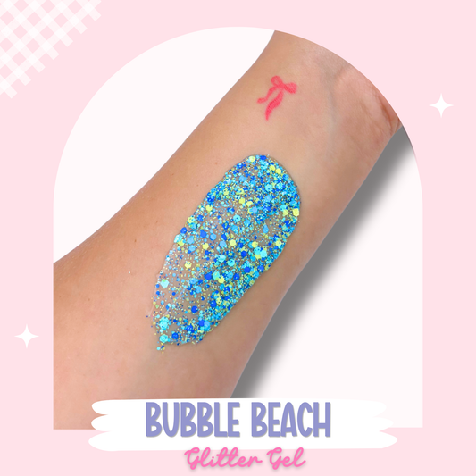 Bubble Beach Glitter Hair Gel