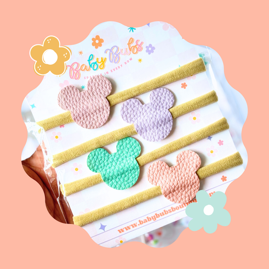 Pastel Mouse Nylon Set
