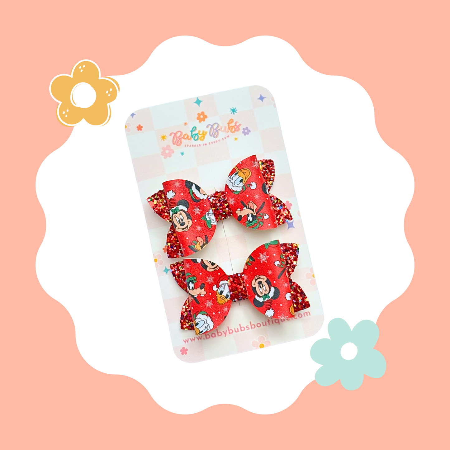 Christmas Mickey Piggy Set