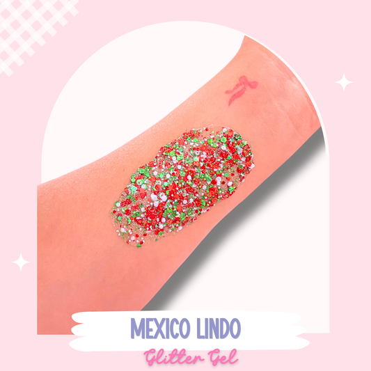 Mexico Lindo Glitter Gel