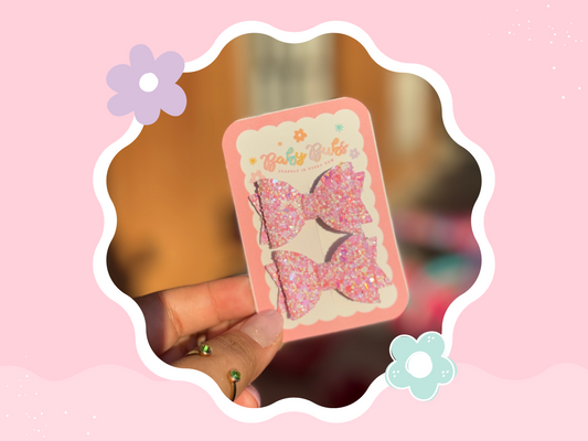 Pinky Mix Glitter Mini Piggy Set