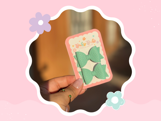 Mint  Mini Piggy Set