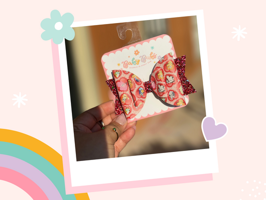 Valentine Pups XL Bow