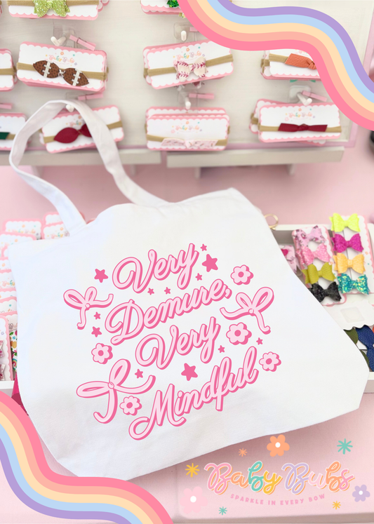 Very Demure Very Mindful Tote Bag