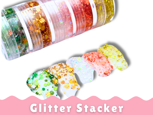 St.Patricks Day Glitter Stacker