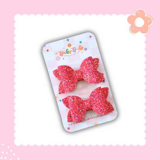 Glinda Pink Glitter Piggy Set