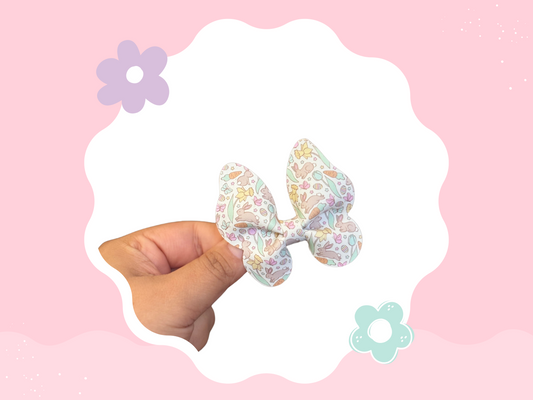 Spring Bunny Butterfly Clip