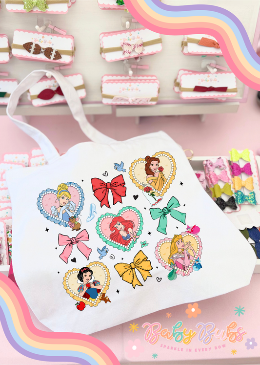 Princess & Bows Tote Bag