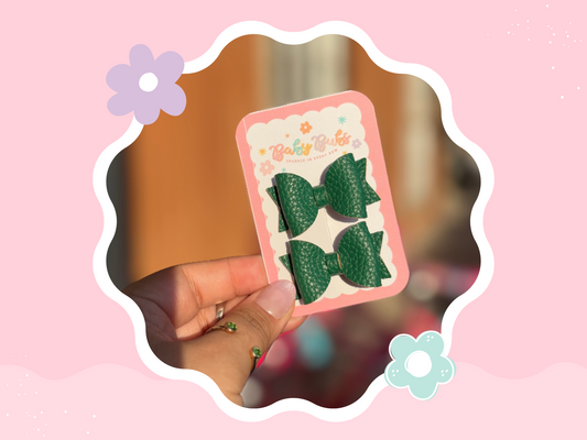 Dark Green Mini Piggy Set