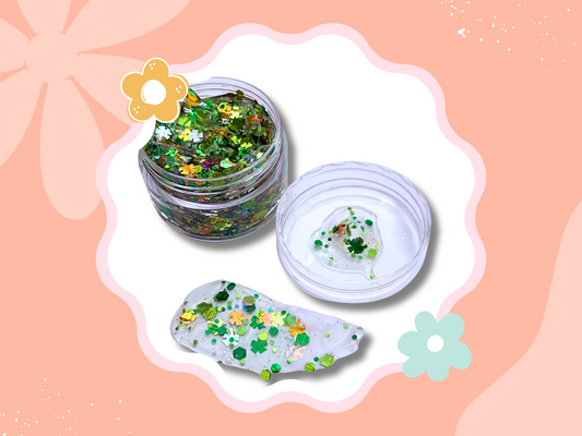 Lucky Clovers Glitter Hair Gel