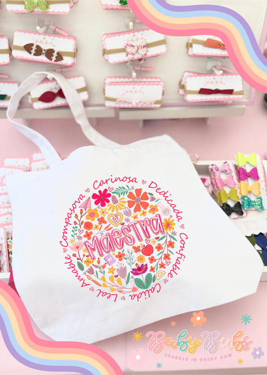 Teacher Tote Bag (Spanish/English)