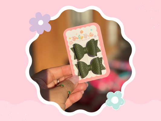 Olive Green Mini Piggy Set