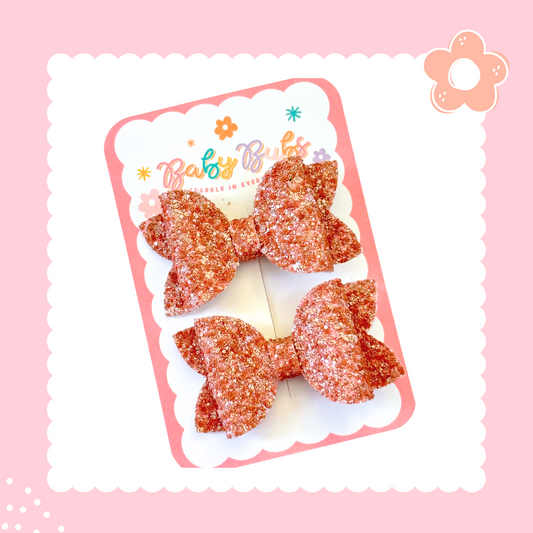 Crystal Rose Gold  Piggy Set
