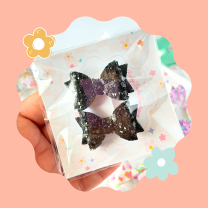 Black Glitter Glitter Set