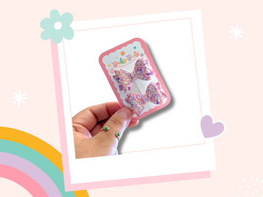 Easter Glitter Mini Piggy Set