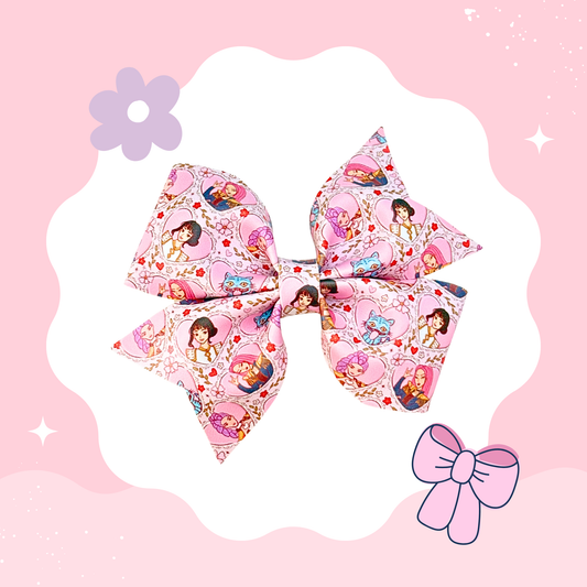 KPOP Heart Floral XL Bow