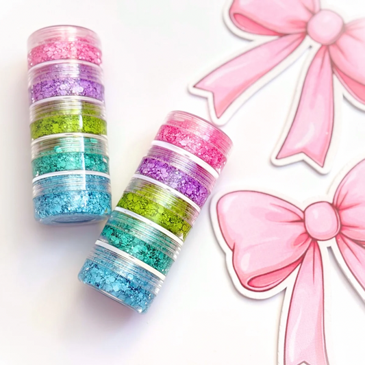Macaron Stacker Glitter Hair Gel