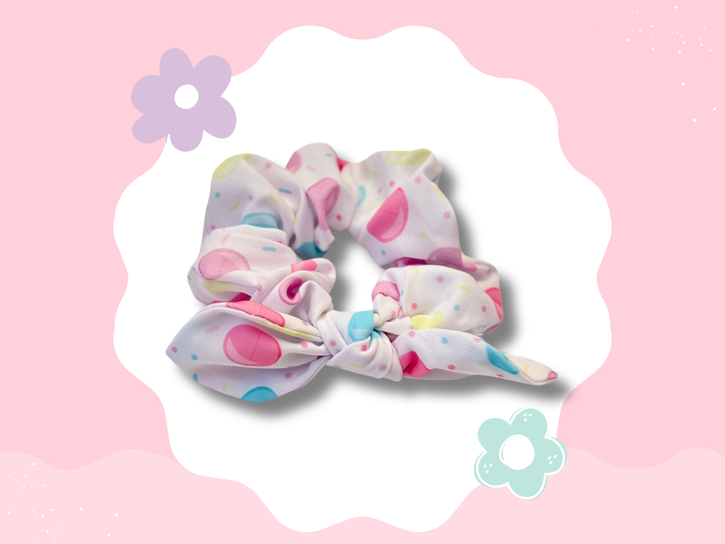 Egg Hunt Knotted Scrunchie