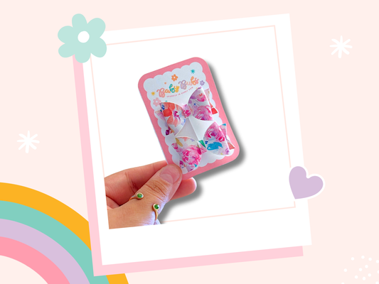 Floral Mini Piggy Set