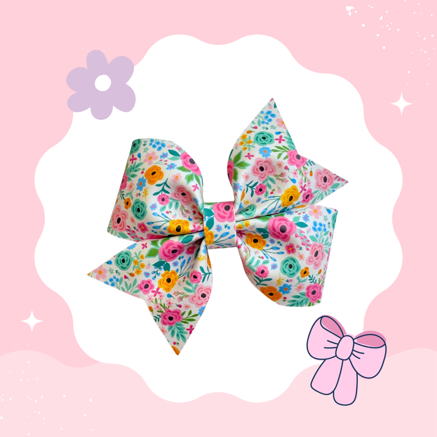 Floral Spring XL Bow