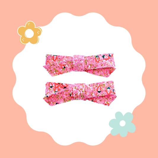 Glitter Strawberries Piggy Set