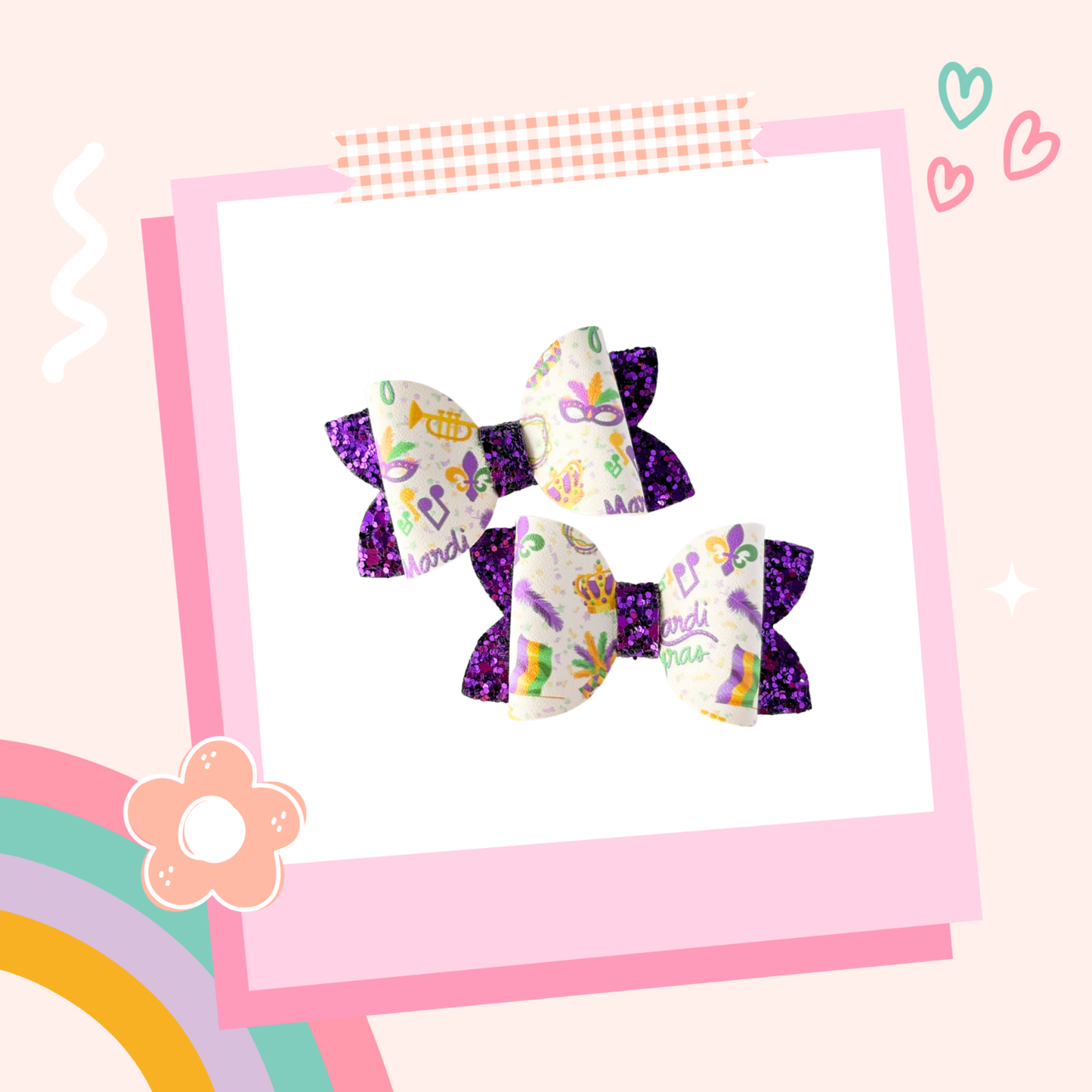 Mardi Gras Piggy Set