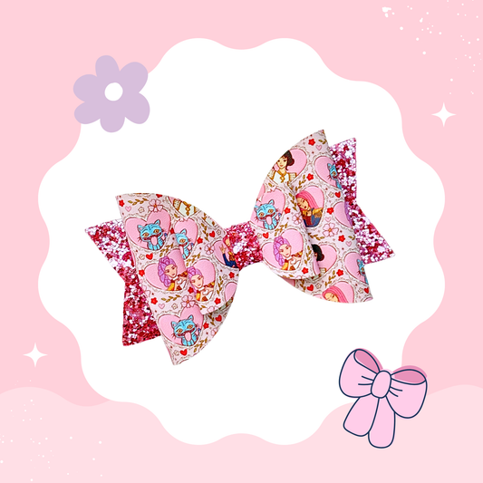 KPOP Heart Floral XL Bow