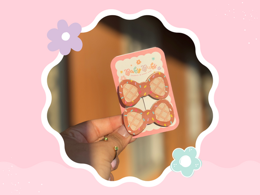 Chocolate Ice Cream  Mini Piggy Set