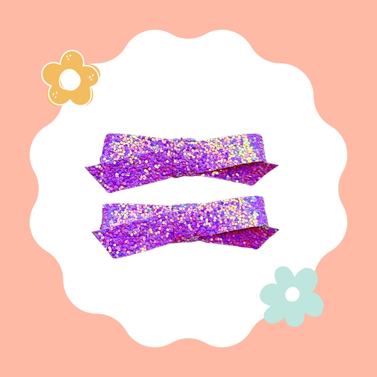 Glitter Lavender Piggy Set