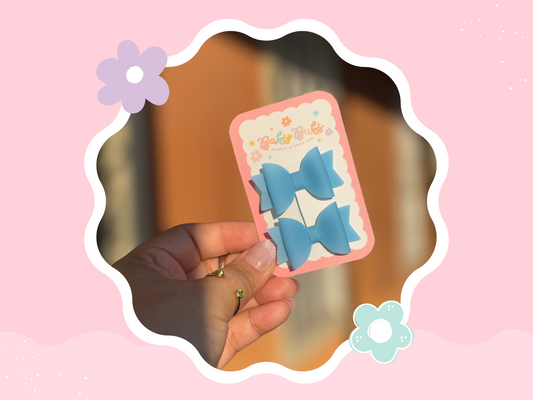 Blue Jelly Mini Piggy Set